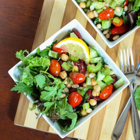 Middle Eastern 3-Bean Salad