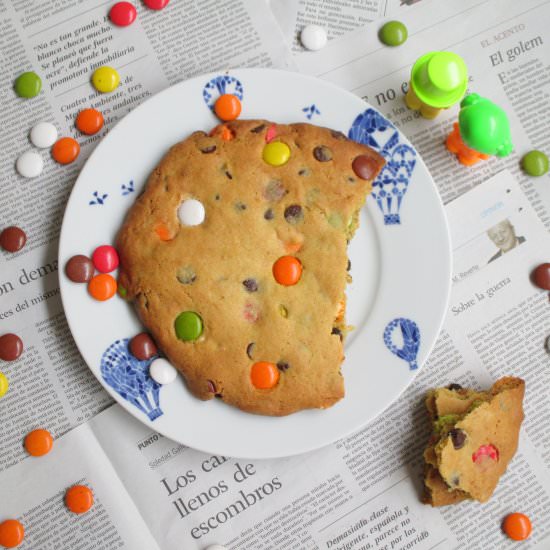 Giant M&M’s Cookie