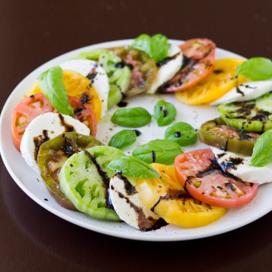 Caprese Salad w/ Heirloom Tomatoes
