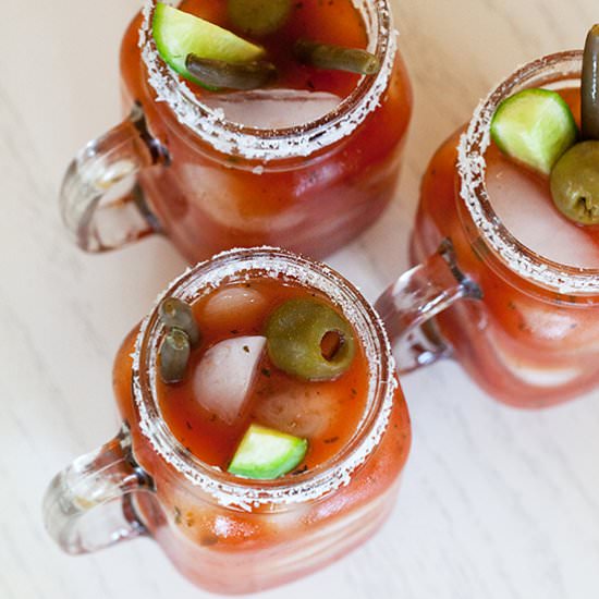 Mediterranean Bloody Marys