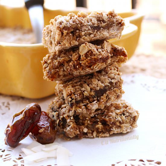 Coconut Date Bars