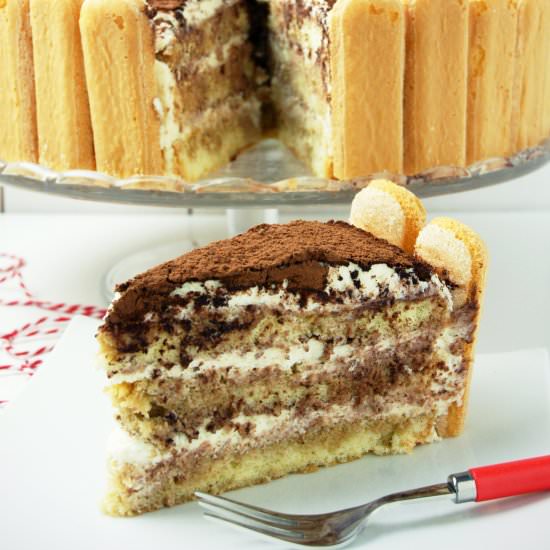 Tiramisu layer cake