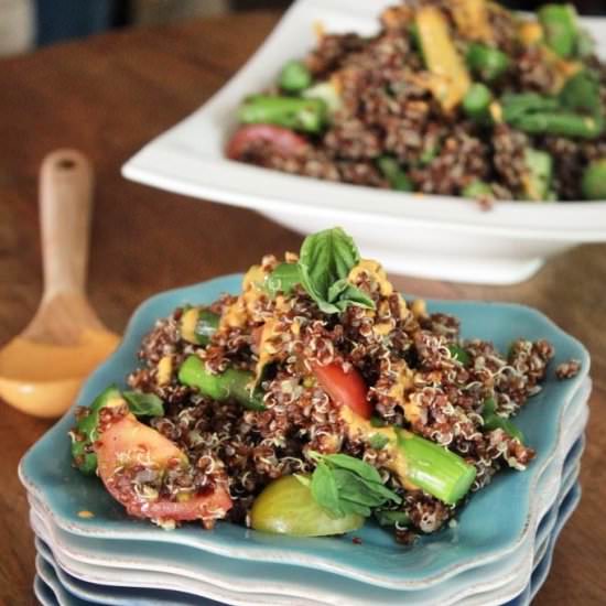 Thai Quinoa + Red Curry Drizzle