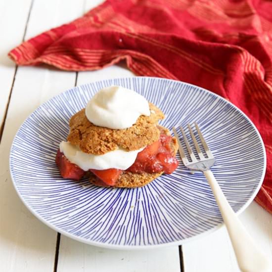 Strawberry Rhubarb Shortcake