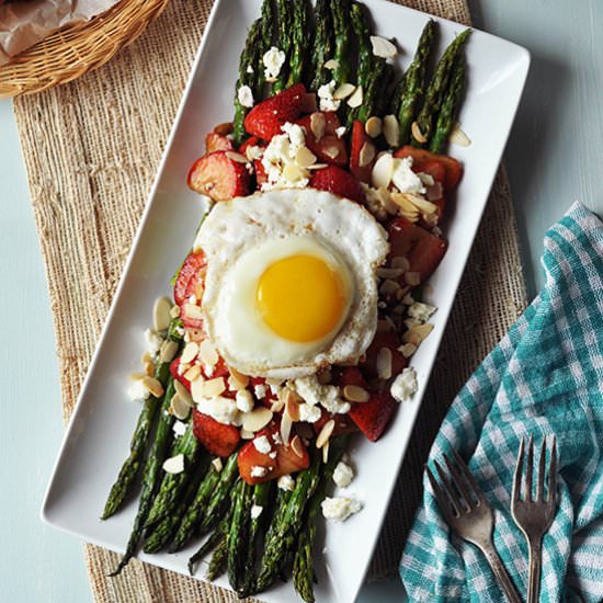 Roasted Asparagus Salad