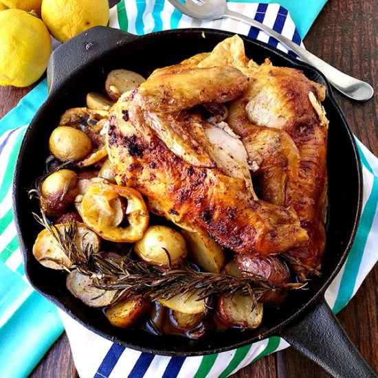 Spiced Roasted Chicken and Potatoes