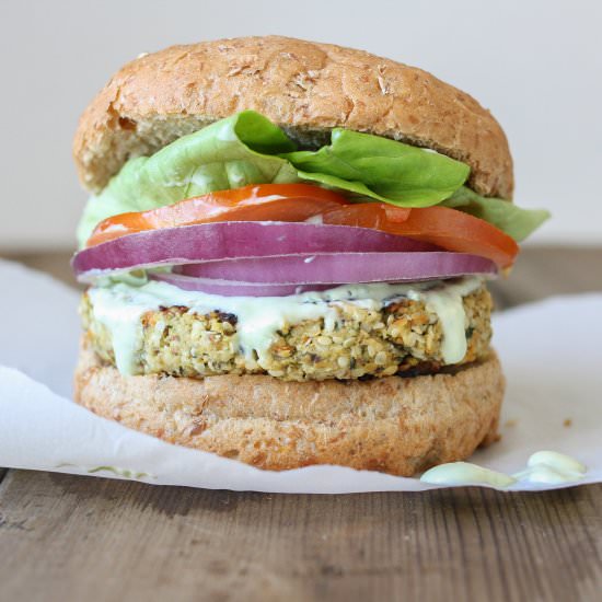 Cauliflower Hemp Burger