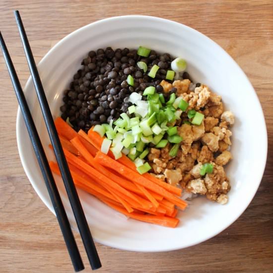 Japanese Miso Tofu Bowl