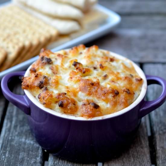 Hot and Creamy Cauliflower Dip