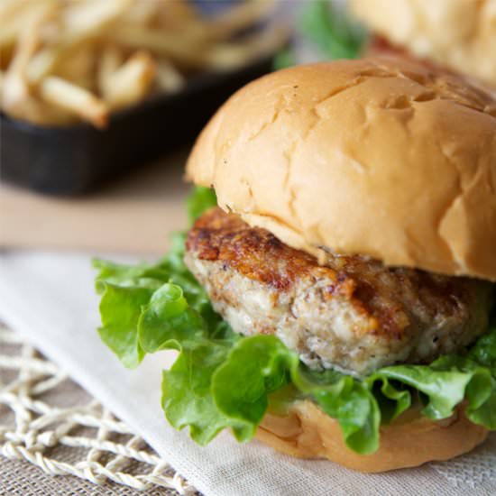 Swiss Turkey Burger
