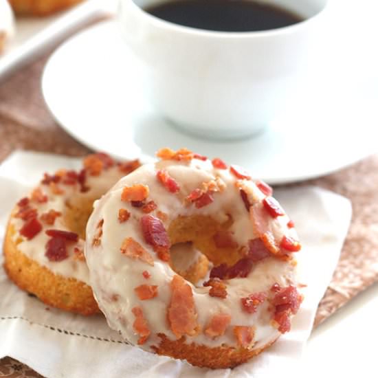 Maple Bacon Donuts