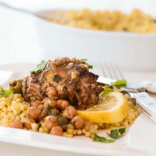 Moroccan Chicken & Saffron Couscous
