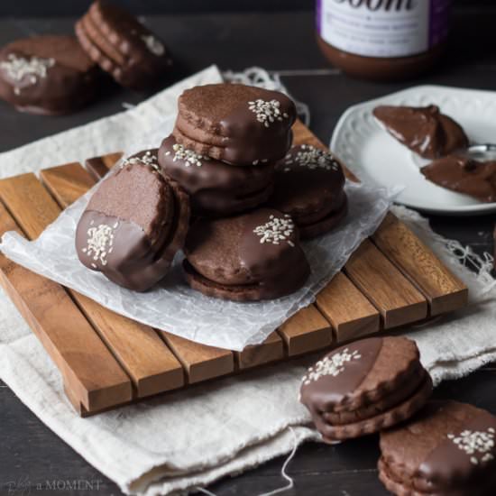 Chocolate Sesamebutter Cookies