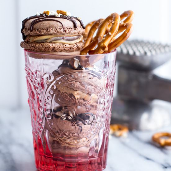 Pretzel Macarons