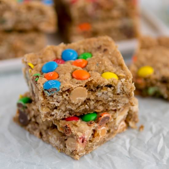 Loaded Oatmeal Blondies