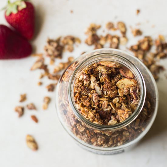 Strawberry Coconut Granola