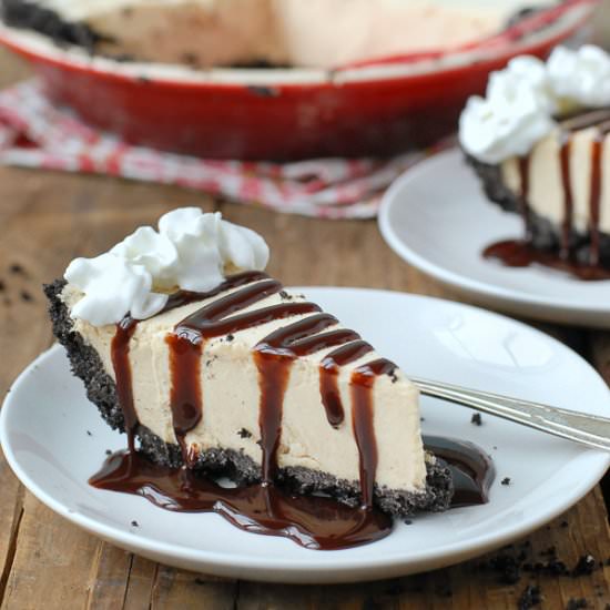 Chocolate Fluffernutter Pie