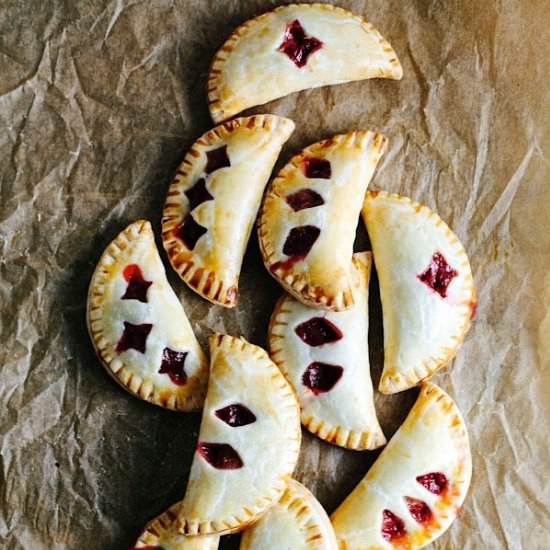 Rhubarb and Rose Hand Pies
