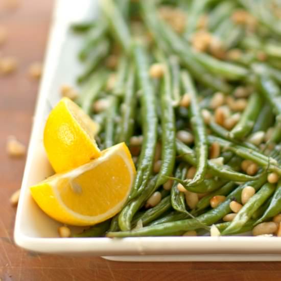 Green Beans with Pine Nuts
