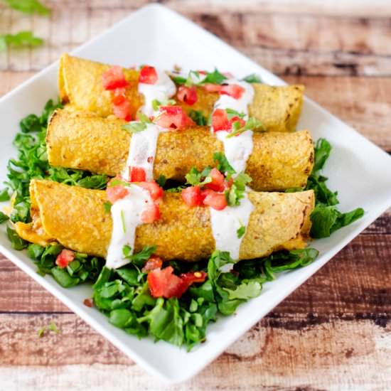 Oven Fried Taquitos