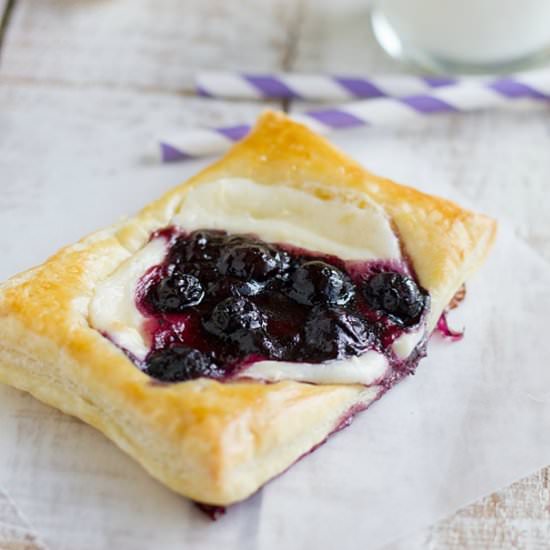 Blueberry Cream Cheese Pastries