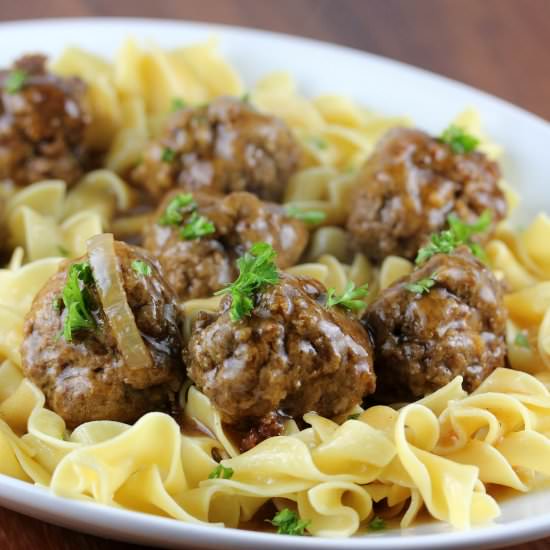 Salisbury Steak Meatballs
