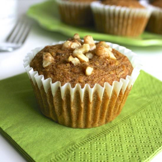 Vegan Carrot Cake Muffins
