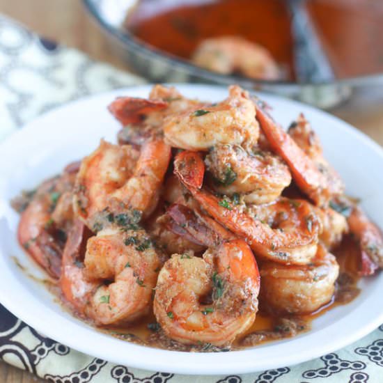 Cajun Buttery Herb Shrimp