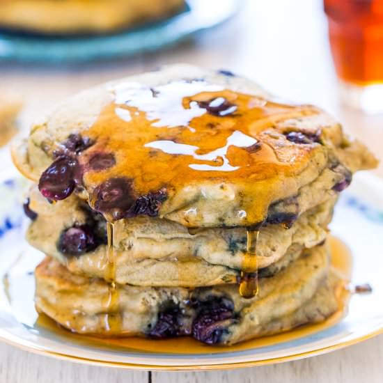Dairy-Free Blueberry Pancakes