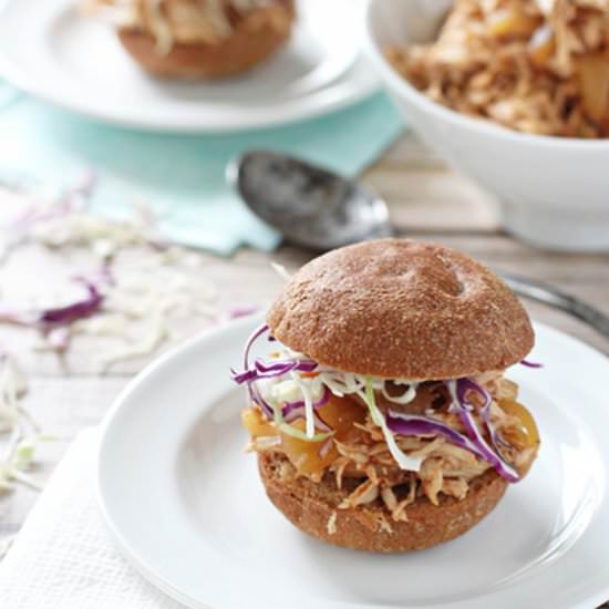 Crockpot honey bourbon chicken
