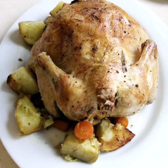 Roast Chicken with Vegetables