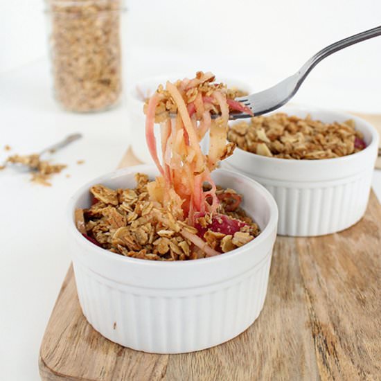 Apple Rhubarb Crisp