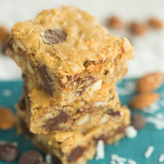 Almond Joy Cookie Bars