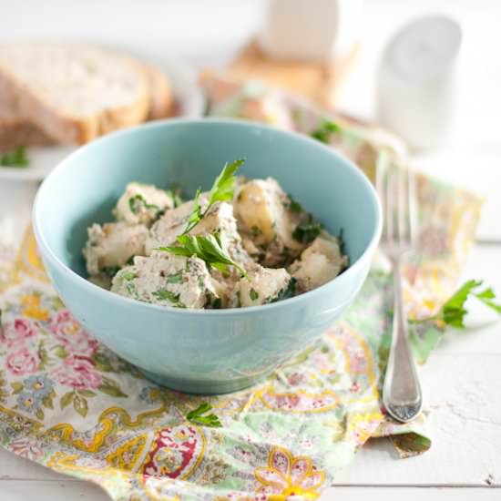 Spring Potato Salad with Tuna