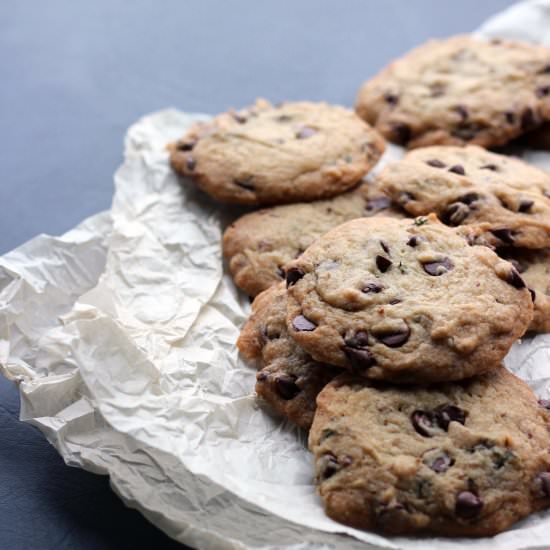 Thyme Chocolate Chip Cookies