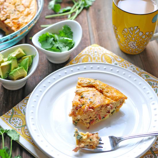 BLT Crustless Quiche
