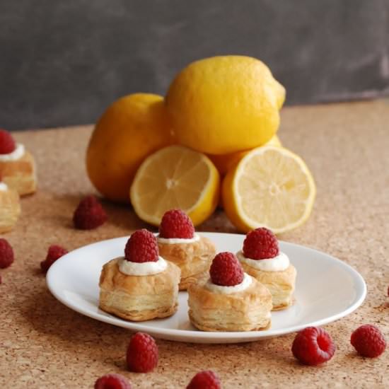 Raspberry Lemon Cheesecake Bites