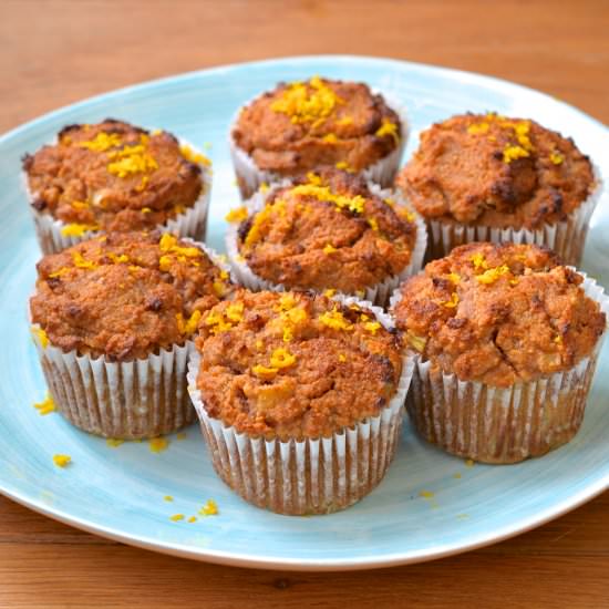 Orange and Rhubarb Muffins