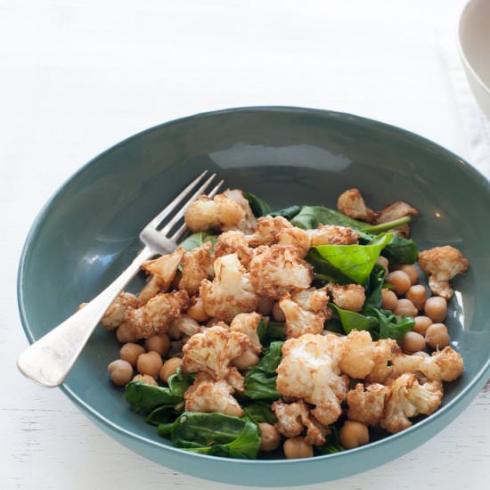 ‘Addictive’ Cauli with Chickpeas