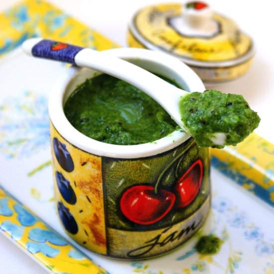 Kiwi and Cilantro Chutney
