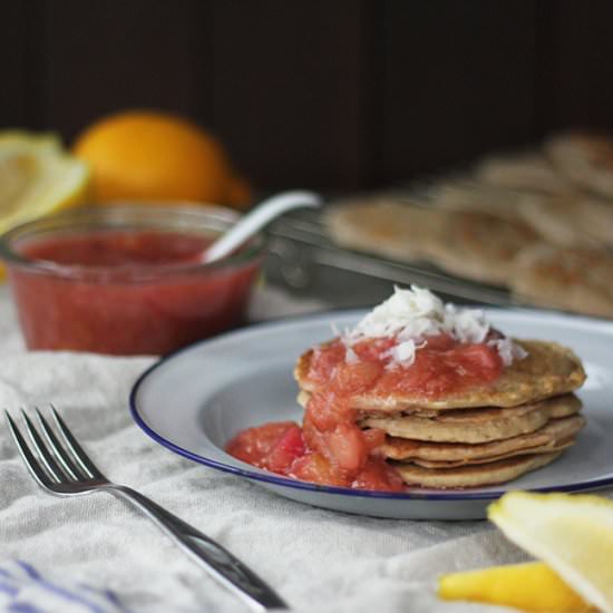 Coconut Lemon Pancakes