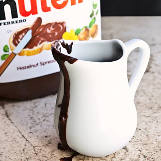 Fudgy Nutella Syrup