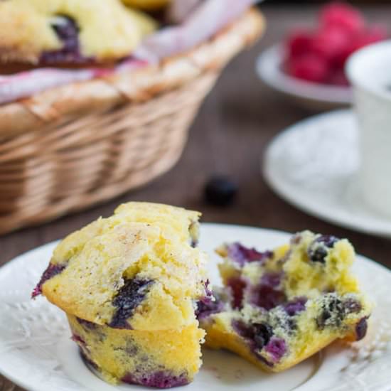 Blueberry Cheesecake Muffins