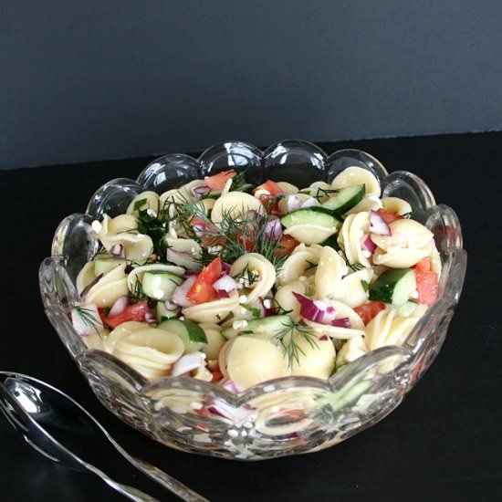 Orecchiette Greek Pasta Salad