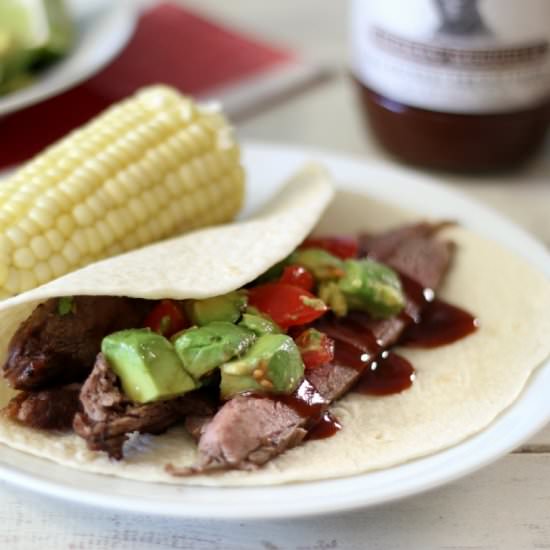 Marinated BBQ Flank Steak