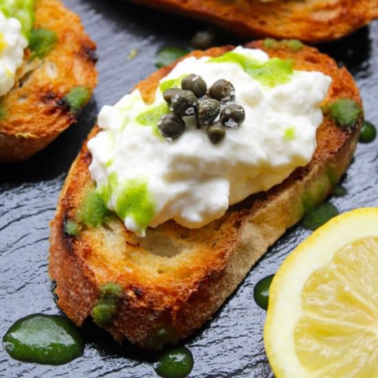 Green Juice on Toast!