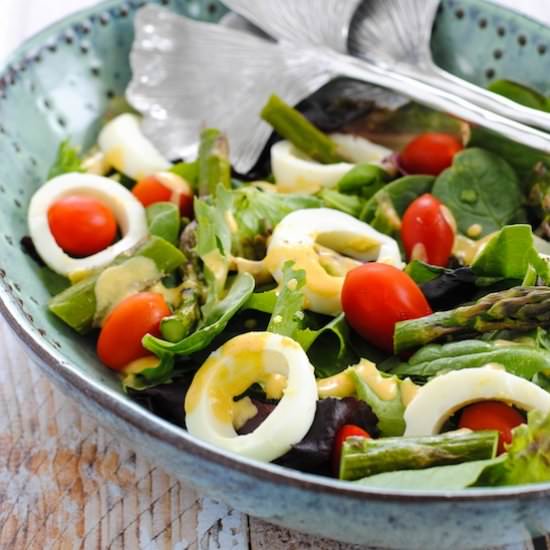 Salad w/ Deviled Egg Vinaigrette