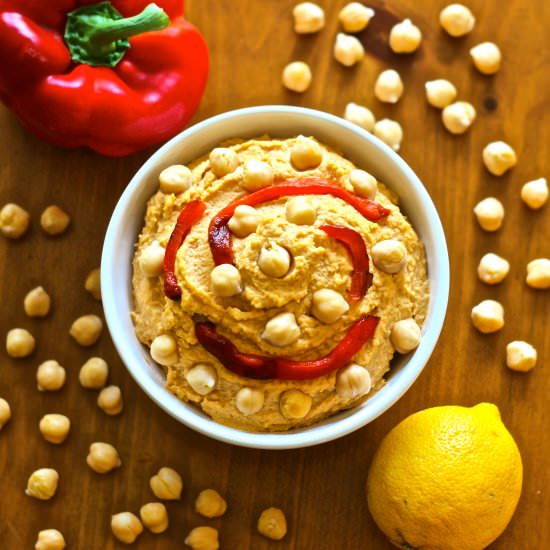 Roasted Red Pepper Hummus