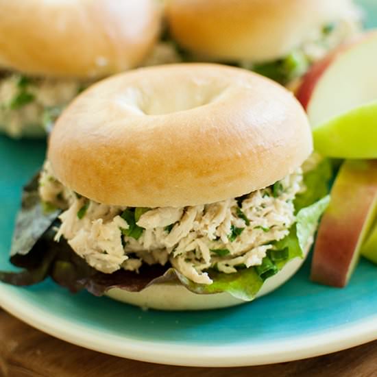 Slow Cooker Chicken Caesar Salad