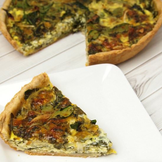 Blue Marble Quiche